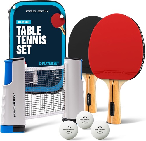Portable ping pong set with - pong,